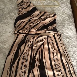BCBG generation one shoulder dress